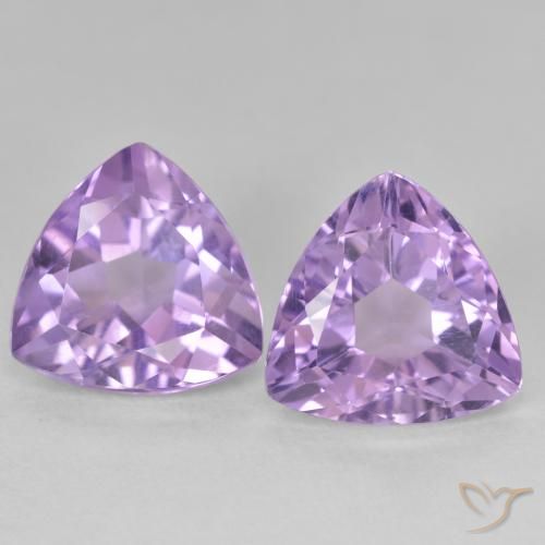 5.75ctw Natural Violeta médio Ametista, Trilhão, VS