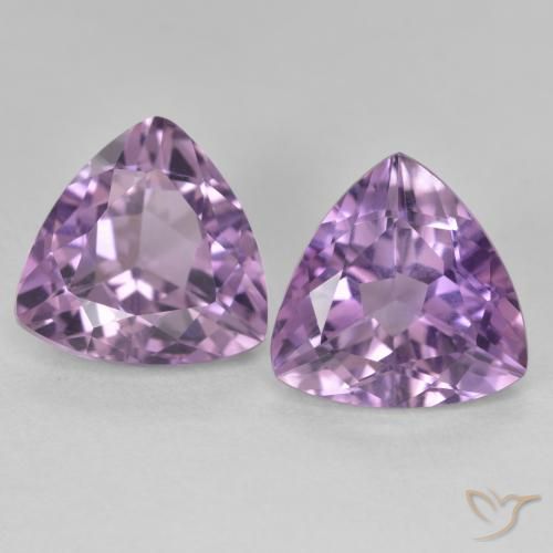 5.70ctw Natural Violeta médio Ametista, Trilhão, VS