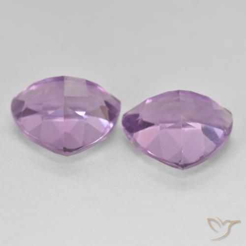 Pedras preciosas de Ametista Violeta médio natural de 5.70 ct, Trilhão, VS