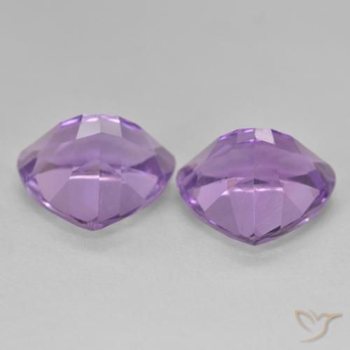 Pedras preciosas de Ametista Violeta médio natural de 5.73 ct, Trilhão, VS