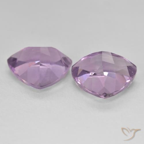 Pedras preciosas de Ametista Violeta médio natural de 5.49 ct, Trilhão, VS