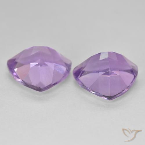 Pedras preciosas de Ametista Violeta rosado natural de 5.71 ct, Trilhão, VS