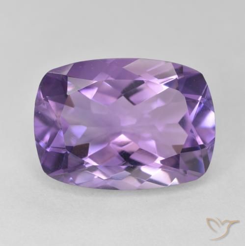 12.54ct Natural Violeta médio Ametista, Almofada, VVS