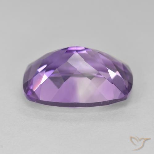 Ametista Violeta médio Natural 12.54ct, Almofada, VVS