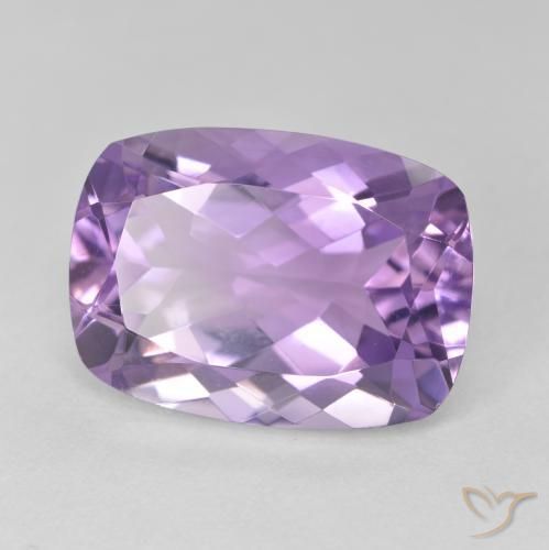 Ametista Violeta Profundo Natural 13.05ct, Almofada, VVS