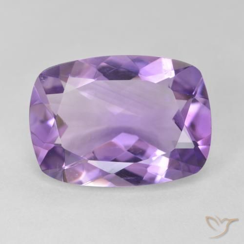 10.94ct Natural Violeta rosado Ametista, Almofada, VVS