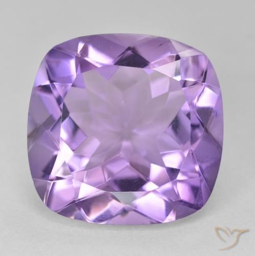 18.92ct Natural Violeta médio Ametista, Almofada, VVS