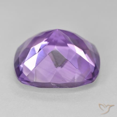 Ametista Violeta médio Natural 18.92ct, Almofada, VVS