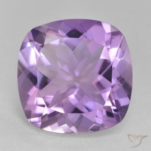 11.32ct Natural Violeta médio Ametista, Almofada, VVS