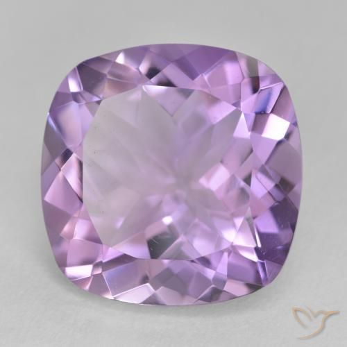 Ametista Violeta médio Natural 11.32ct, Almofada, VVS