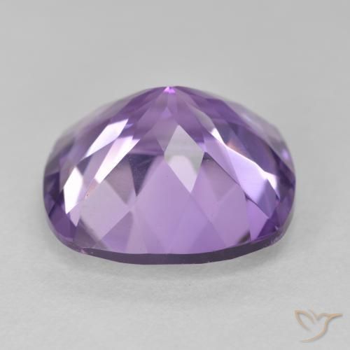 Ametista Violeta médio Natural 11.32ct, Almofada, VVS