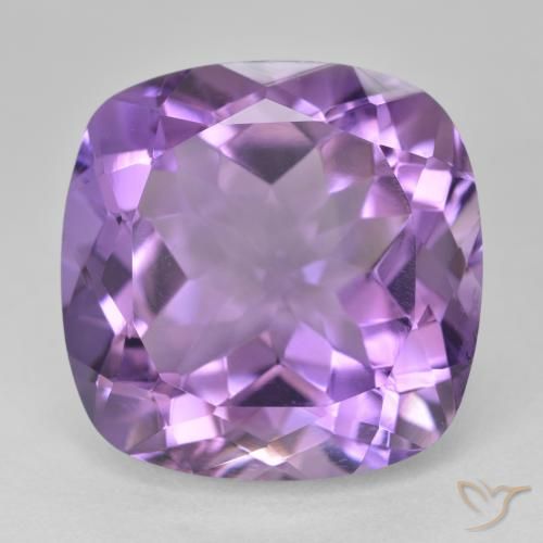 21.91ct Natural Violeta rosado Ametista, Almofada, VVS