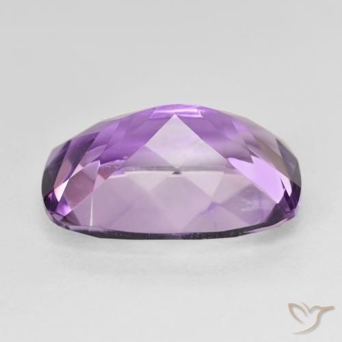 Ametista Medium Light Purplish-Violet Natural 12.22ct, Almofada, VVS