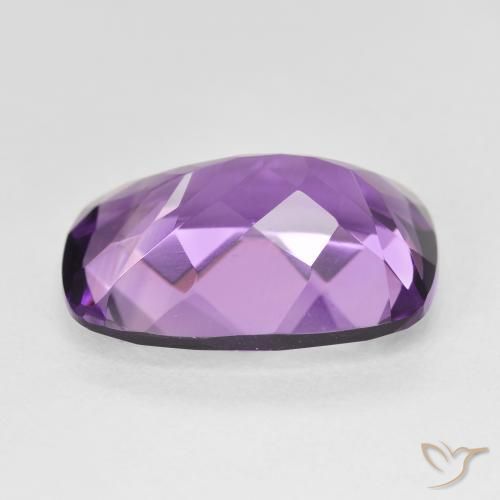 Ametista Medium Light Purplish-Violet Natural 11.38ct, Almofada, VVS