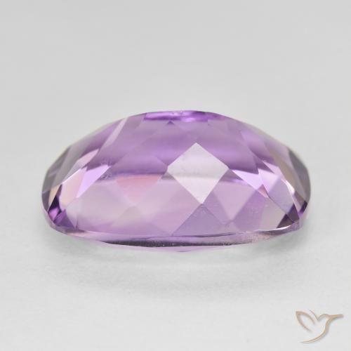 Ametista Violeta Púrpura Natural 12.53ct, Almofada, VVS-VS