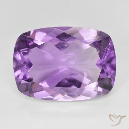 12.53ct Natural Medium Light Purplish-Violet Ametista, Almofada, VVS