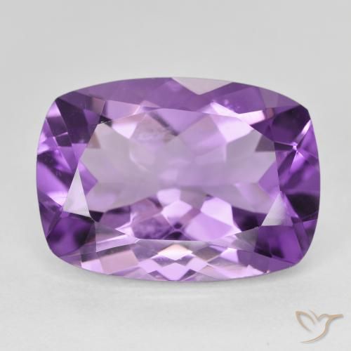 12.62ct Natural Violeta Púrpura Ametista, Almofada, VVS