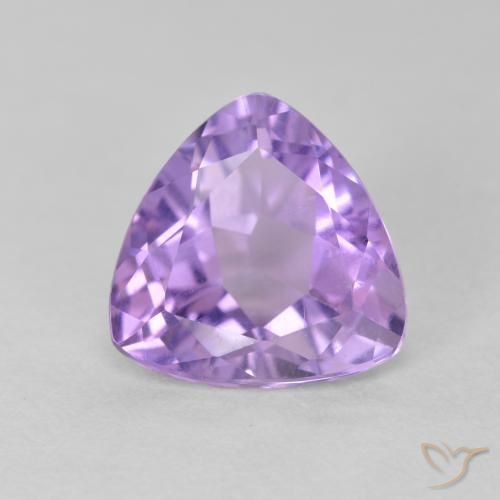 2.88ct Natural Violeta médio Ametista, Trilhão, VS