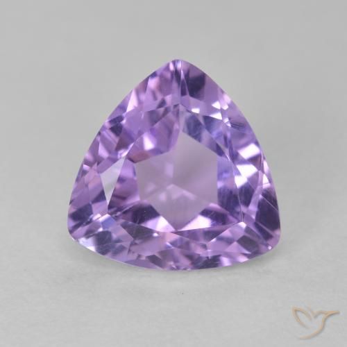 2.89ct Natural Violeta médio Ametista, Trilhão, VS