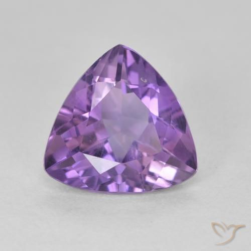 2.72ct Natural Violeta médio Ametista, Trilhão, VS