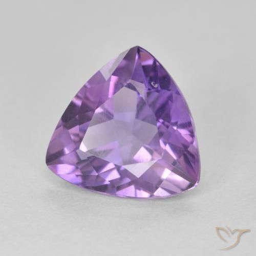 Ametista Violeta médio Natural 2.72ct, Trilhão, VS