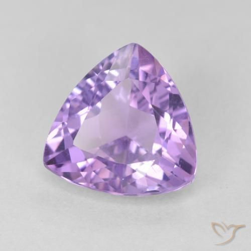 Ametista Violeta rosado Natural 2.94ct, Trilhão, VS