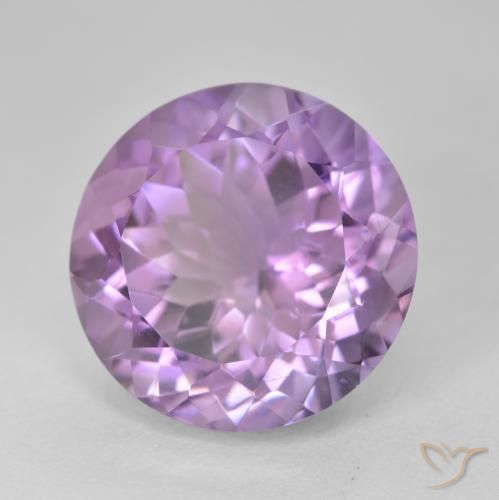Ametista Violeta médio Natural 14.50ct, Redondo, VVS