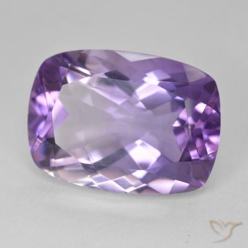Ametista Violeta Profundo Natural 13.08ct, Almofada, VVS