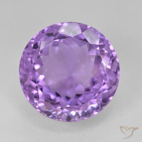16.48ct Natural Violeta médio Ametista, Redondo, VVS
