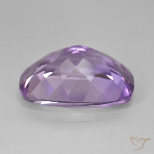 Ametista Medium Light Purplish-Violet Natural 12.28ct, Almofada, VVS