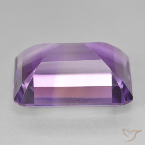 Ametista Violeta rosa médio Natural 22.10ct, Corte Octógono / Esmeralda, VVS