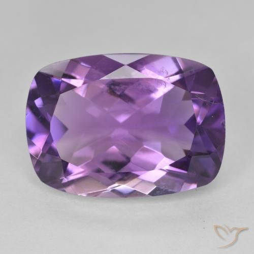 12.13ct Natural Violeta Púrpura Ametista, Almofada, VVS
