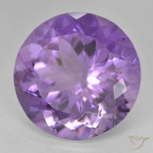 Ametista Violeta Profundo Natural 25.46ct, Redondo, VVS