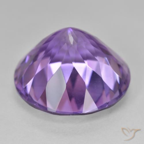Ametista Violeta Profundo Natural 25.46ct, Redondo, VVS