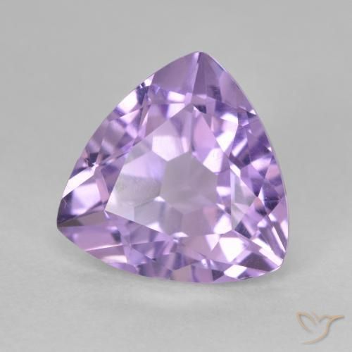 Ametista Violeta rosado Natural 3.08ct, Trilhão, VS