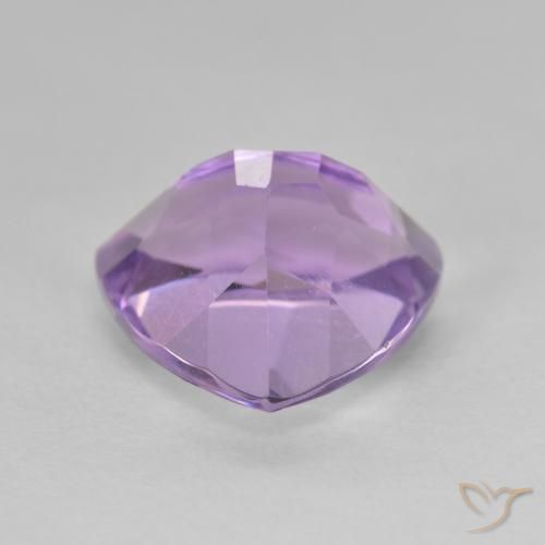 Ametista Violeta rosado Natural 3.08ct, Trilhão, VS