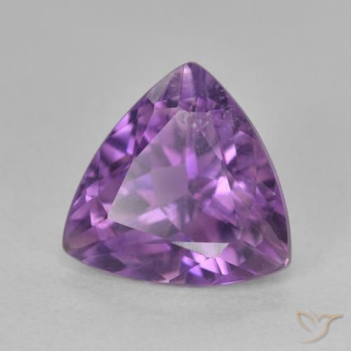 Ametista Violeta médio Natural 2.83ct, Trilhão, VS