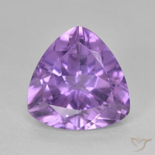 2.91ct Natural Profundo Iris Violeta Ametista, Trilhão, VS