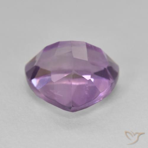 Ametista Violeta acinzentado Natural 3.21ct, Trilhão, VS