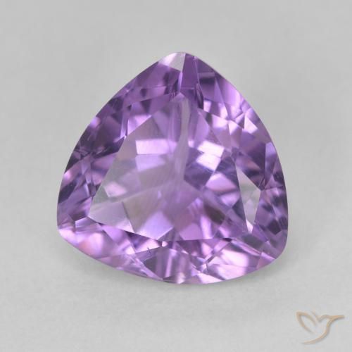 Ametista Violeta rosado Natural 2.79ct, Trilhão, VS
