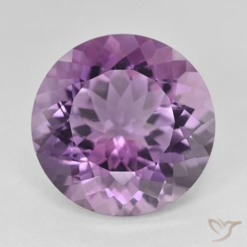 13.56ct Natural Violeta médio Ametista, Redondo, VVS