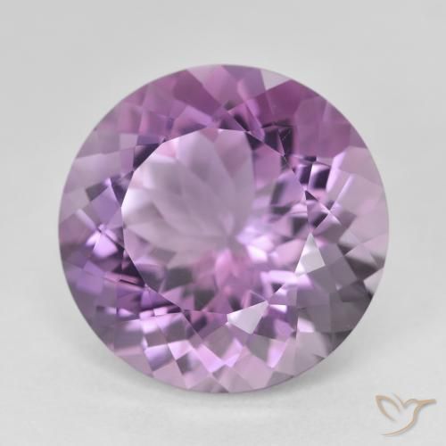 Ametista Violeta médio Natural 13.56ct, Redondo, VVS