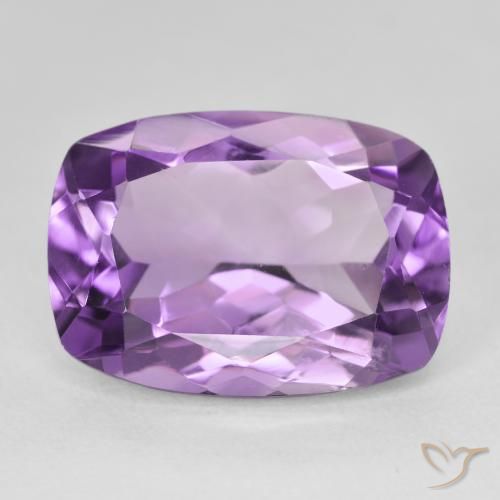 13.17ct Natural Medium Light Purplish-Violet Ametista, Almofada, VVS