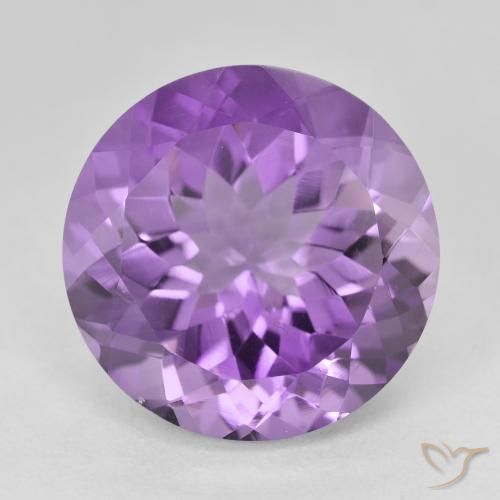14.30ct Natural Violeta Profundo Ametista, Redondo, VVS