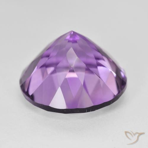 Ametista Violeta Profundo Natural 14.30ct, Redondo, VVS