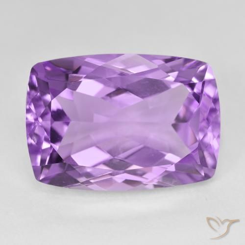 14.50ct Natural Violeta Púrpura Ametista, Almofada, VVS