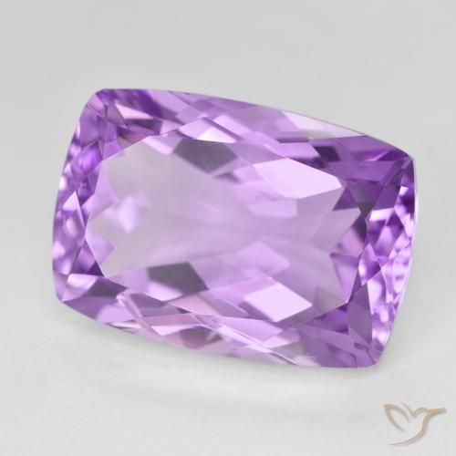 Ametista Violeta Púrpura Natural 14.50ct, Almofada, VVS