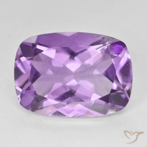 11.71ct Natural Medium Light Purplish-Violet Ametista, Almofada, VVS
