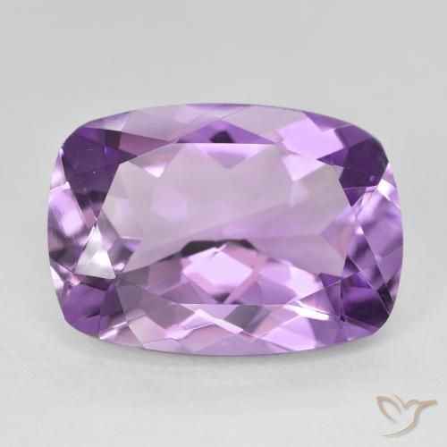 12.02ct Natural Medium Light Purplish-Violet Ametista, Almofada, VVS