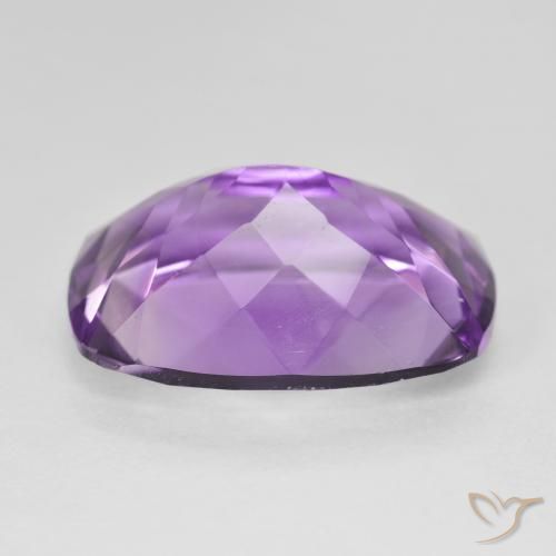 Ametista Medium Light Purplish-Violet Natural 12.02ct, Almofada, VVS